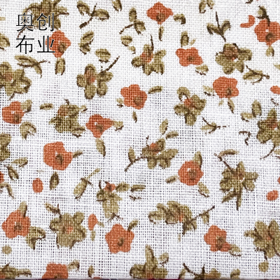 Cotton Plain Flower Printed Fabric Small Fresh Fabric Handcraft Patchwork DIY Jewelry Decoration Shoes and Hats Bag