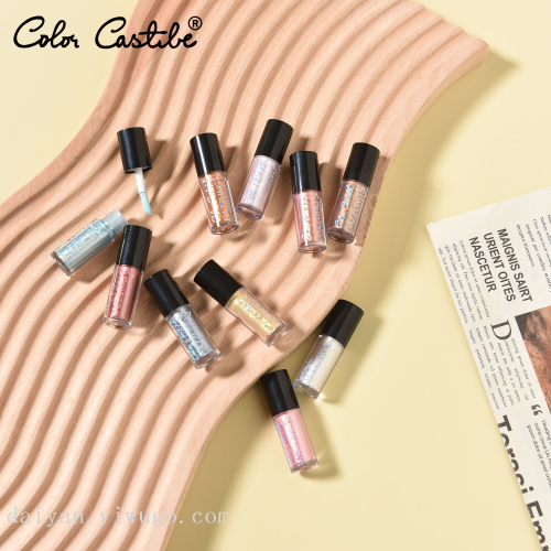 COLOR CASTLE 外贸液体眼影亮片眼影液不易飞粉易上色新手珠光