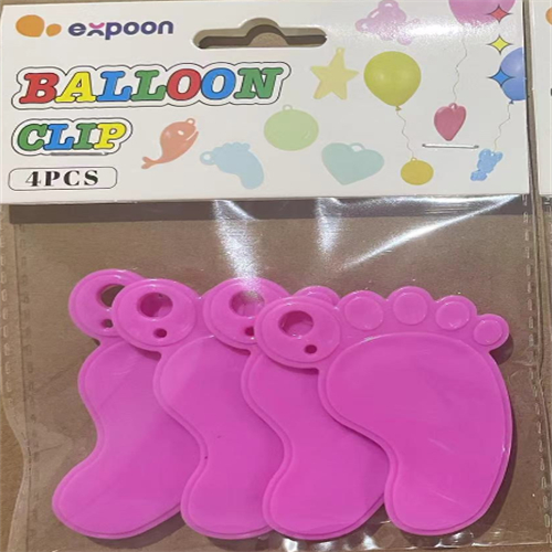 Foot shaped solid color balloon decoration balloon pendant