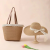 Handmade Bag Beach Three-Piece Set Straw Hat Wool Knitting Crochet Bill of Lading Pieces Crossbody Amazon Sources Generation Delivery