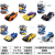 2023 Cross-Border 1:64 Simulation Alloy Sliding Sports Car Alloy Car Model Children Police Car Racing Alloy Car