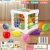 Stall Toys Rainbow Fruit Selle Cognitive Pairing Toys for Children and Infants Early Childhood Education Enlightenment Grip Training