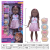 2024 New 16-Inch Full Vinyl Black Doll with Bath Rack Soap with Duck Boat Feeding Bottle with 4 Sound IC