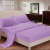 Solid Color Fitted Sheet Three Piece Set