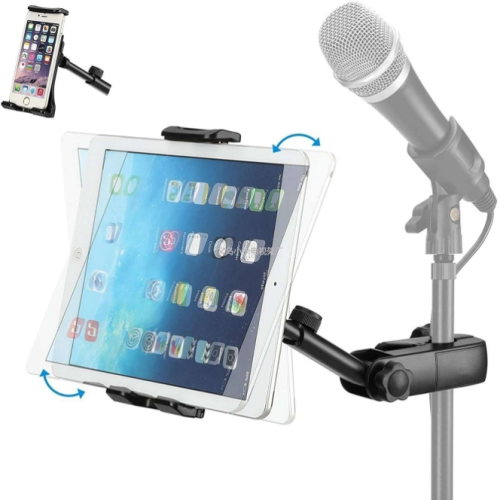 新款多功能360度 麦克风支架 懒人手机ipad配件 K歌直播支架