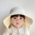 Summer Thin Quick-Drying Children's Sunshade Hat Spring and Autumn Travel Male and Female Baby Big Brim Neck Protection