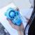 2023 New Color Plating Gradient Keychain Rechargeable Fan USB Rechargeable Fan Mini Rechargeable Fan