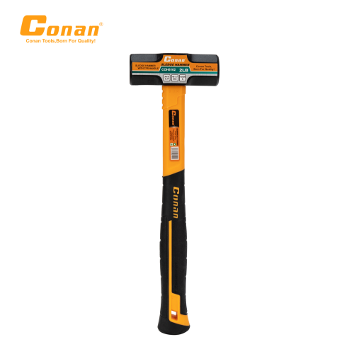 Octagonal Hammer 2lb Hammer Fiber Handle Big Hammer Octagonal Square Head Hammer Hardware Tools accessories Conan