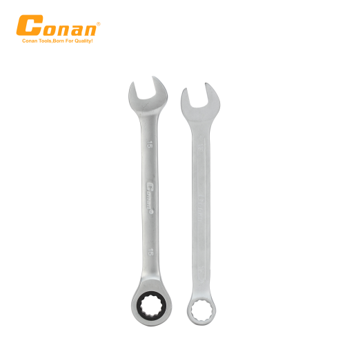 Plum Blossom Matte Ratchet Wrench Automatic Two-Way Dual-Purpose Wrench Opening Hardware tool Accessories Conan