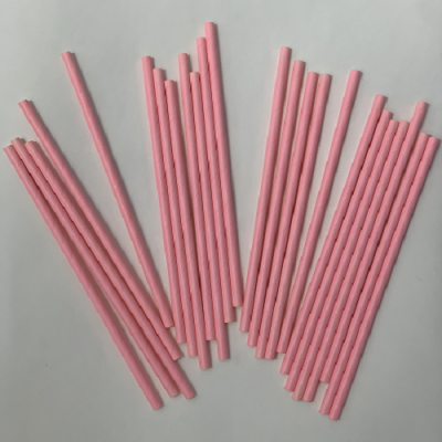 [Junke] Eco Paper Straw Pink Drink Creative Glass Straw Color Art Straws