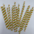 [Junke] Eco Paper Straw Color Striped Drink Creative Glass Straw Color Art Straws