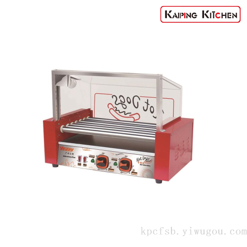 不锈钢烤肠机 大容量商用热狗机 节能省电 持久保温