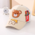 Baby Hat Spring and Summer Cartoon Embroidered Baseball Cap Korean Cute Bear Peaked Cap Boys and Girls Children Sun Hat