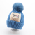 Autumn and Winter New Baby Knitted Hat Cute Warm Winter Cartoon Embroidered Bear Woolen Cap Boys and Girls Knitted Hat