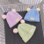 2023 Autumn and Winter Children's Hat Scarf Two-Piece Set Baby Sleeve Cap Fleece-Lined Warm Rainbow Hat Baby Hat