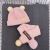 2023 Autumn and Winter Children's Hat Scarf Two-Piece Set Baby Sleeve Cap Fleece-Lined Warm Rainbow Hat Baby Hat