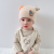 Baby Hat Autumn and Winter Knitted Hat Infant Newborn Baby Boy Autumn and Winter Protective Warm Ear Protection Woolen Cap