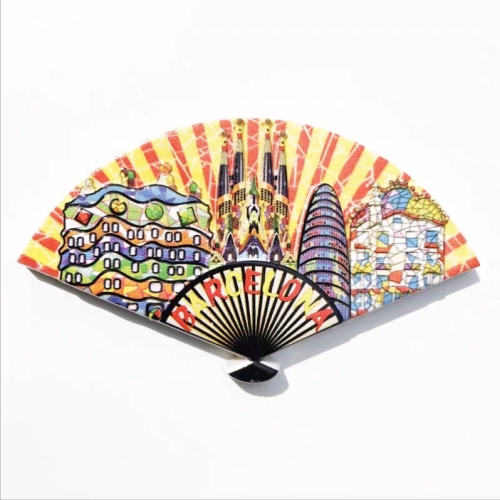 西班牙巴塞罗那地标性建筑创意性旅游树脂工艺品磁铁3D树脂冰箱贴