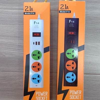 2usb + 1type-c Plug Board Foreign Trade USB Socket USB Socket British Standard European Standard Gift Box Socket