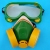 Double-Tank Dust Mask Goggles Two-Piece Set