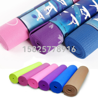 Factory Direct Sales Shock Absorption Mute Non-Slip 3MM 4MM 6mm Multi-Color Optional Universal Yoga Mat