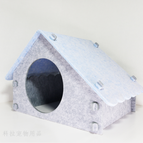 factory supply new multi-functional felt pet nest removable and washable foldable creative portable out felt  bed