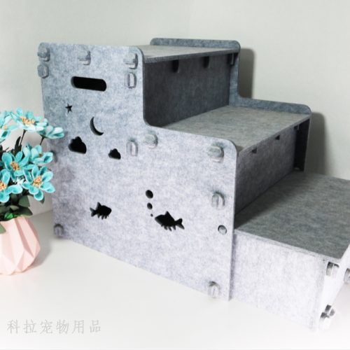 scratch board integrated  nest detachable assembled pet thiened room new felt  bed four seasons universal