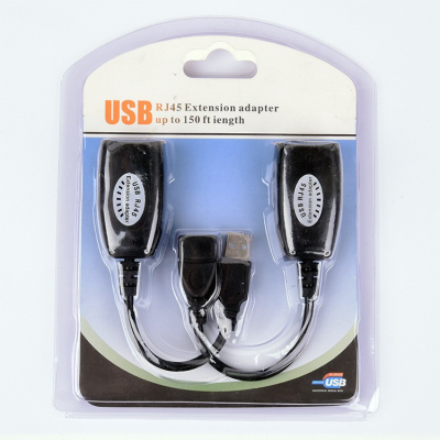 Usb Extender 50 M Signal Amplifier Usb to Rj45 Network Cable Surveillance Video Recorder Mouse Extension