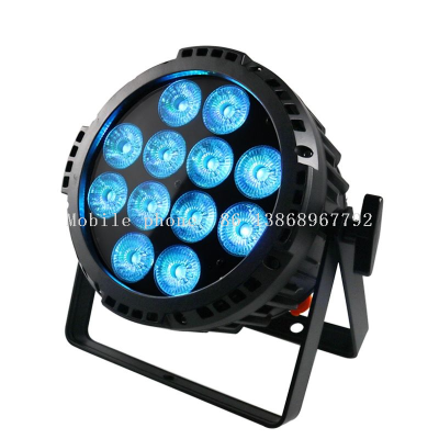Stage Lights 12 Pcs 6 in 1 Battery Wireless Waterproof Full Color Led Par Light Mobile Phone Wifi Remote Control Battery