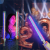  Colorful Optical Fiber Performance LED Luminous Hand-Held Bar Bar Atmosphere Props Flash 60cm Rechargeable 