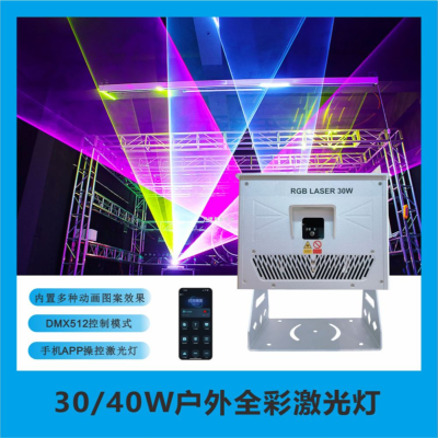 high-power outdoor waterproof landmark full color laser light 3d animation scenic spot bar northern lights light show