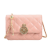 Factory Direct Sales Magnetic Snap Sewing Thread Crossbody Bag Pu Diamond Plaid Chain Bag
