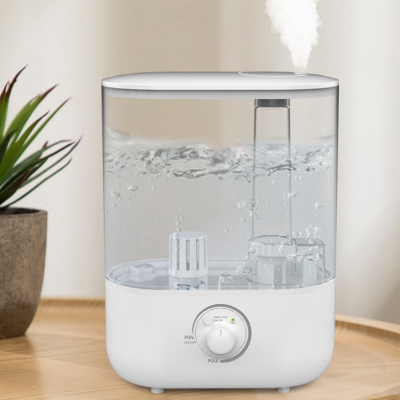 5l Large Capacity Cold Mist Mute Ultrasonic Home Office Bedroom Seven-Color Ambience Light Aromatherapy Humidifier