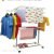 Clothes Drying Rack Movable Clothes Hanger 2-Layer Clothes Hanger