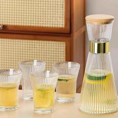 Glass Cold Water Pot Set Is Particularly Beautiful