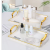 O10ins Light Luxury Tea Tray Living Room Coffee Table Rectangular Put Cup Cup Storage Fruit Plate Storage Ornaments