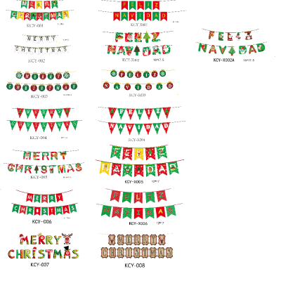 Lanfei Merry Christmas multi patterns sizes decoration Hangings