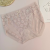 D5605.Magic Box Mystery Mid-Waist Lace Mesh Sexy and Breathable Quick-Drying Solid Color Simple Women's Briefs