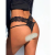 ThongV1.European and American Sexy V-Shaped Lace Hollow Elastic Ribbon Seduction Low Waist T-String for Women T-Shaped Panties