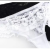 ThongV3.European and American Sexy Hollow Flower Lace Women's Low Waist T-Shaped Panties T-Back V-Shaped Lace Beautiful Hip
