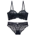 Big Chest and Small New Ultra Thin Sexy Flower ce Underwear Women's Push up Anti-SAG Bra French Bra Suit