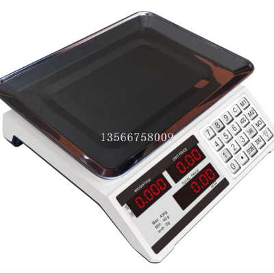 40kg Steel Button Electronic Pricing Scale High Precision Pricing Scale