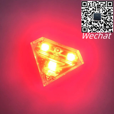 Aircraft Light LED Flash Light Decorative Light Rechargeable Warning Light Colored Light Triangle Light