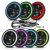 Colorful 7-Inch Harley Headlight Motorcycle Headlight Optical Lens Wrangler Headlight Modified LED Headlight