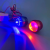 Led Lights of Motorcycle 12 V-80V Universal Red and Blue Strobe Light Taillight Warning Light Lens Light
