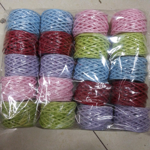 厂家现货批发成卷各种规格 单股纸绳 定 制批发工艺纸绳