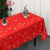 Cross-Border Christmas Holiday Tablecloth Waterproof Digital Printing Christmas Party Table Cloth Stain-Proof Rectangular Tablecloth