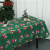 Cross-Border Christmas Square Tablecloth Christmas Cartoon Printing Polyester Tablecloth Festive Fabric Decorative Tablecloth Chair Cover