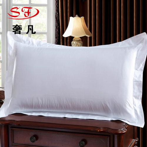 hotel hotel bedding bed sheet quilt cover pillowcase cotton 60 pieces tribute silk jacquard pillowcase single product pillowcase