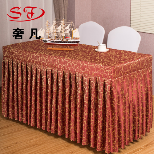 wholesale tablecloth wedding table apron wedding stage curtain wedding stage skirt wedding props stage